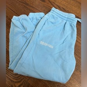 Pangaia X just water limited edition blue Heavyweight Sweatpants
